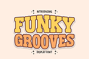 Funky Grooves - Retro Funky Font, a Slab Serif Font by KiddoGlyphs Studio (Thumbnail 1 of 5)