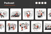 M275_Podcast Illustrations, a Person Illustration by hoangpts (Thumbnail 1 of 11)