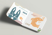 Square Children's Book Mockup, a Books & Magazine Mockup by DesignRushMarket (Thumbnail 8 of 10)