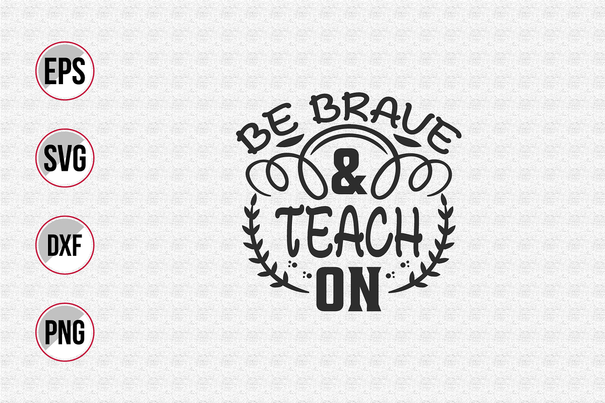 Teacher typographic svg bundle., a Graphic by Uniquesvg99 (Photo 2 of 21)