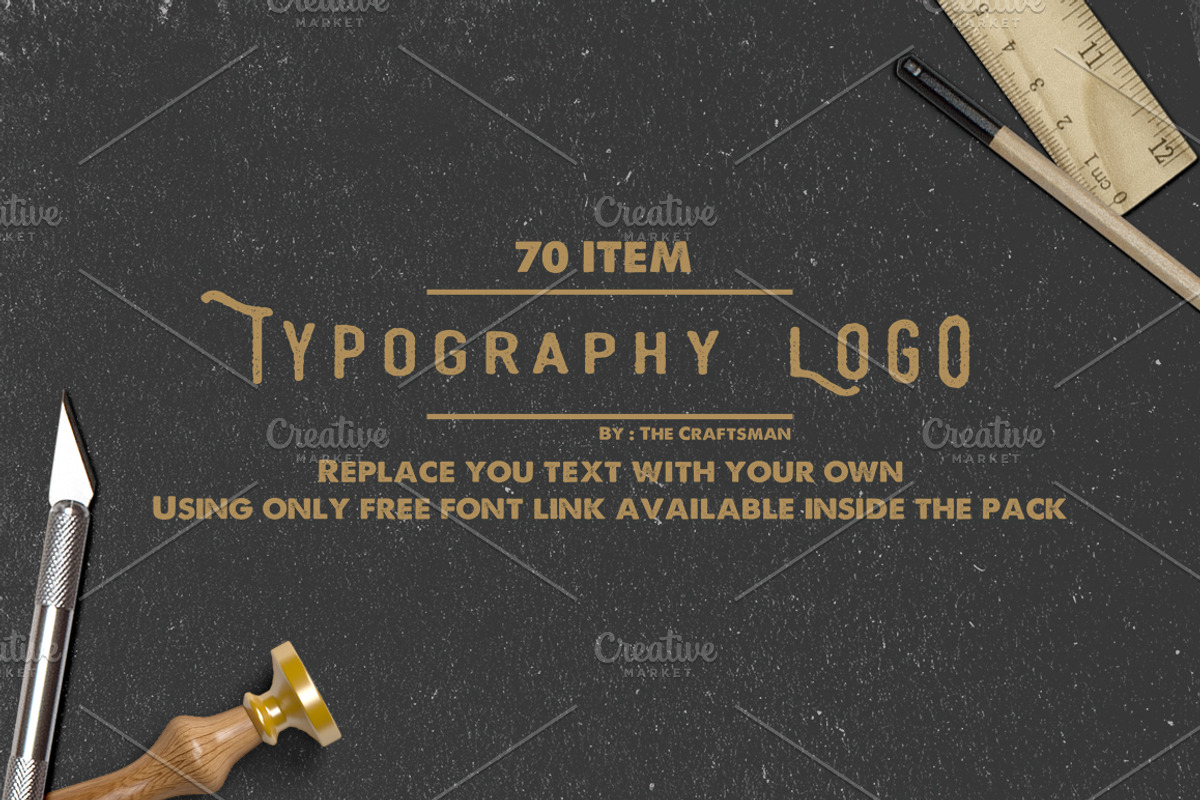 Logo Creation Kit, a Branding & Logo Template by The Craftsman (Photo 16 of 71)