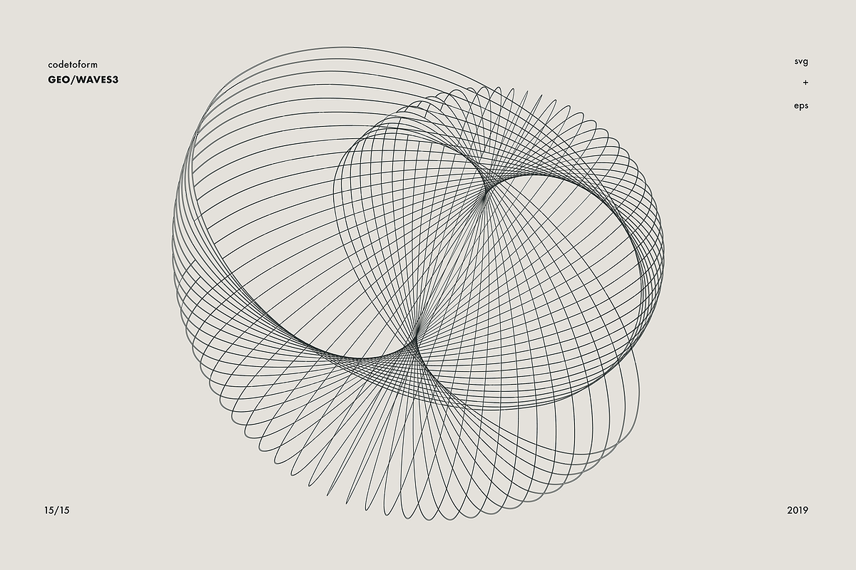 GEO_WAVES3 Vector Pack, a Background Graphic by codetoform (Photo 15 of 17)