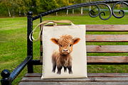 Baby Highland Cow Illustrations Clip, an Object Graphic by Regulrcrative (Thumbnail 5 of 6)