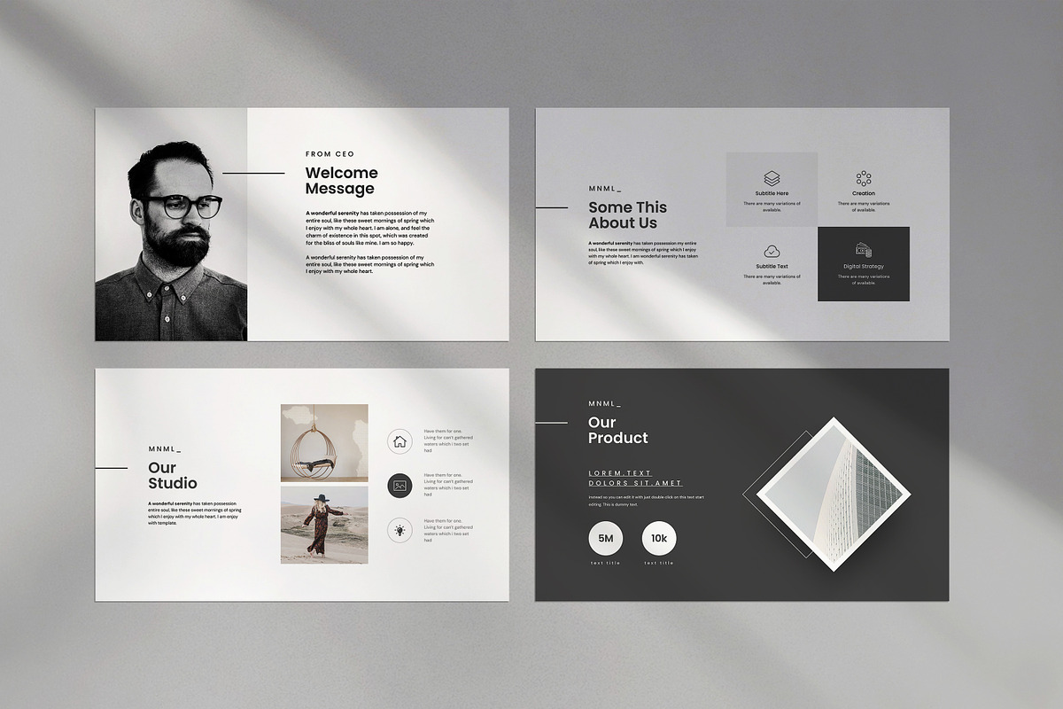 Minimal Presentation Template, a Presentation Template by evgenystudio (Photo 5 of 21)