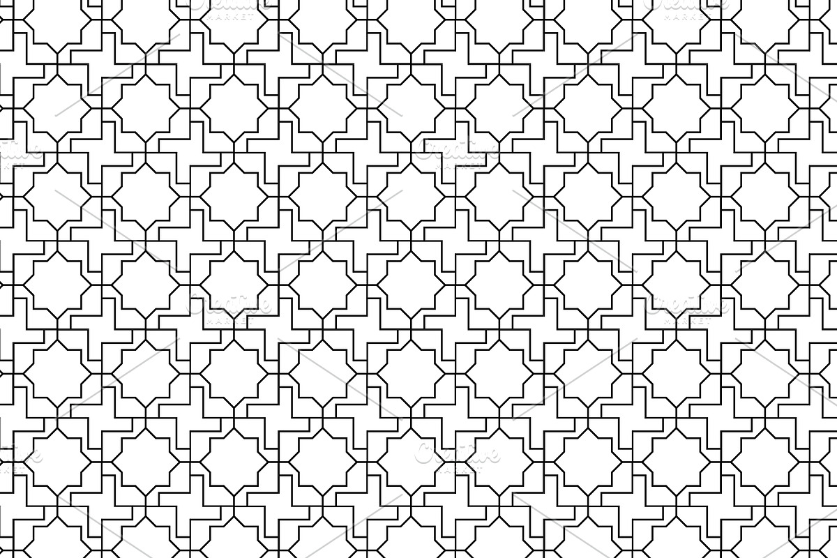 Islamic Arabic Seamless Pattern, a Pattern Graphic by NasirGrfx (Photo 2 of 13)