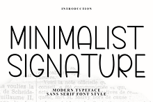 Minimalist Signature