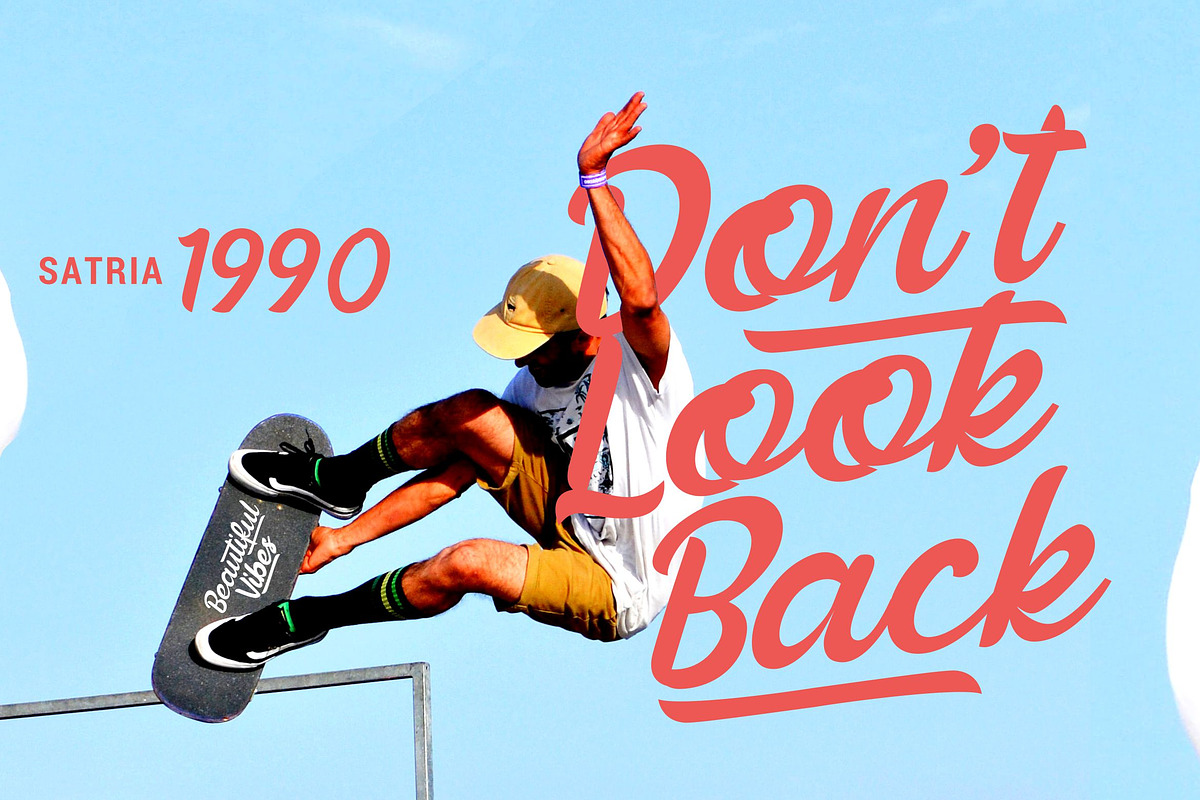 Beautiful Vibes - Bold Script Font preview 8