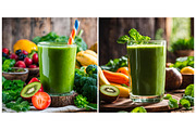 SET Nutritional Smoothie Drink, a Background Graphic by IrySha (Thumbnail 2 of 7)