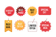 Discount Badge or Tag Set, an UI Kit Template by MightyDesign (Thumbnail 2 of 6)