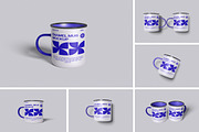 Enamel Mug Mockup, a Cups & Container Mockup by Afif_studio (Thumbnail 1 of 9)