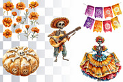 17 Dia de los Muertos Illustrations, a Seasonal Illustration by Loony Dream Designs (Thumbnail 2 of 5)