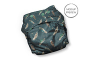 Duck Feathers Seamless Pattern Steel, a Pattern Graphic by Tatra Cottage Designs (Thumbnail 2 of 4)