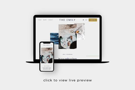 Squarespace 7.1 Template - The Emily