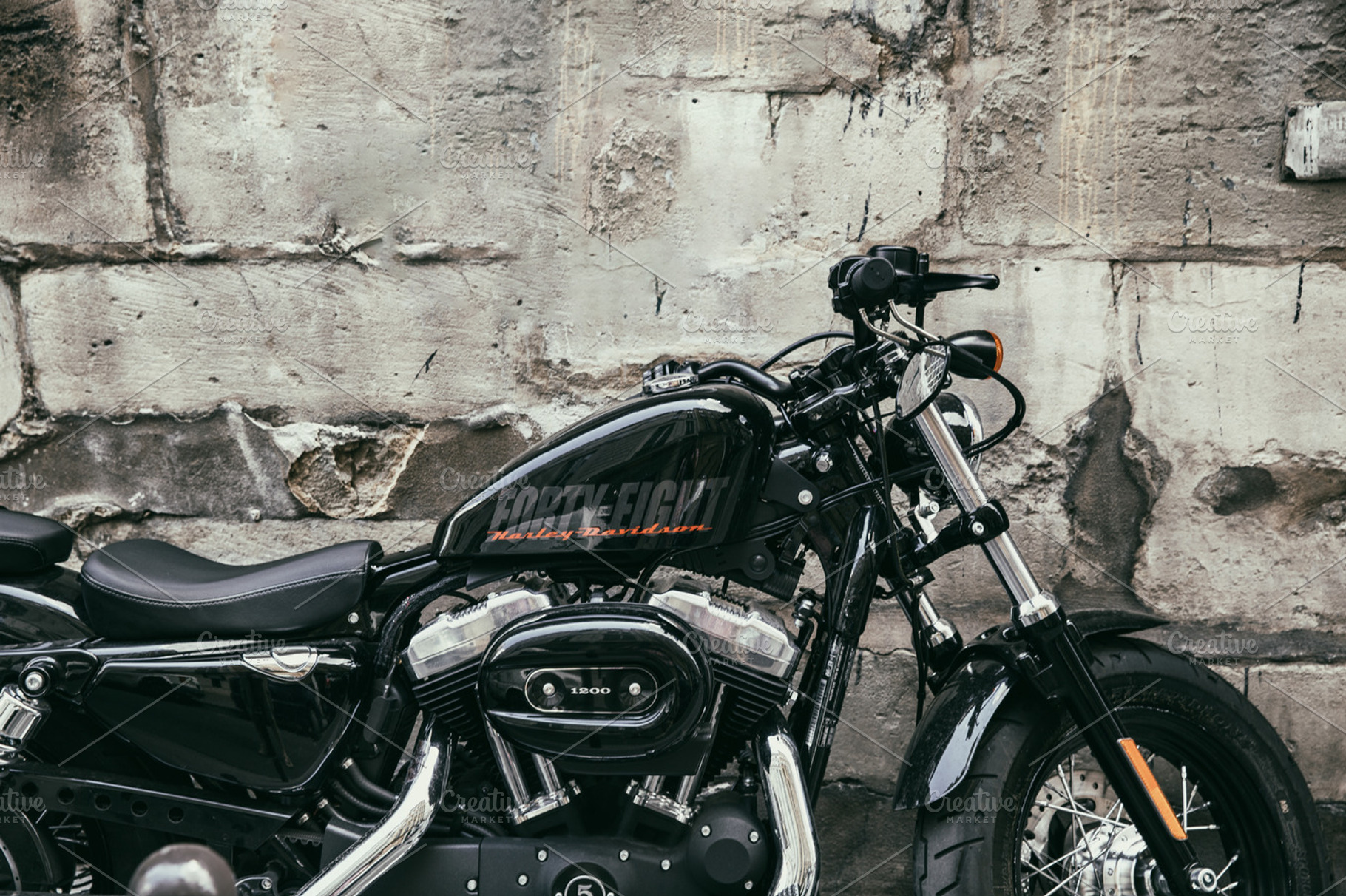 Harley Davidson Motorbike, a Transportation Photo by Tom Eversley