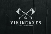 Viking Warrior Axe Logo Template, a Branding & Logo Template by vectorwithin (Thumbnail 2 of 3)