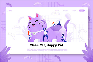 Cat - Banner & Landing Page