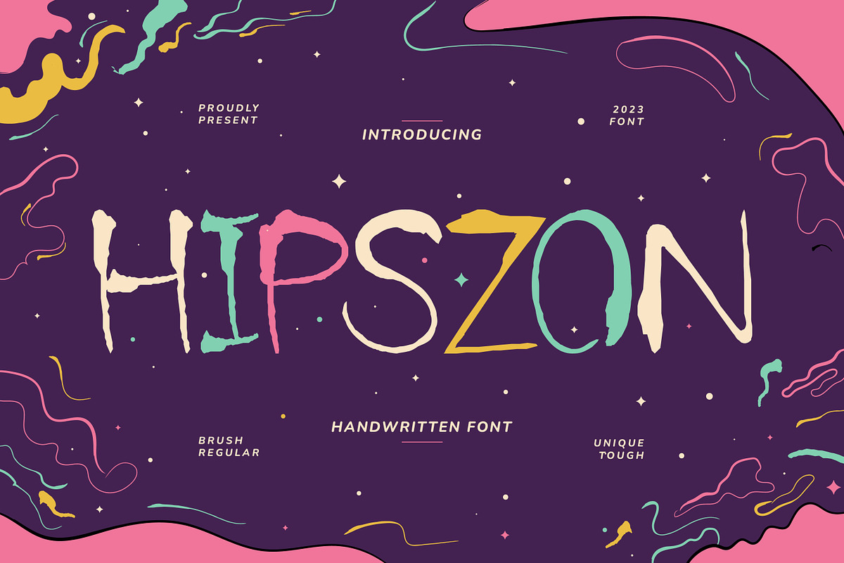 Hipszon Playful Font, a Handwritten Font by infernostudio3 (Photo 1 of 11)
