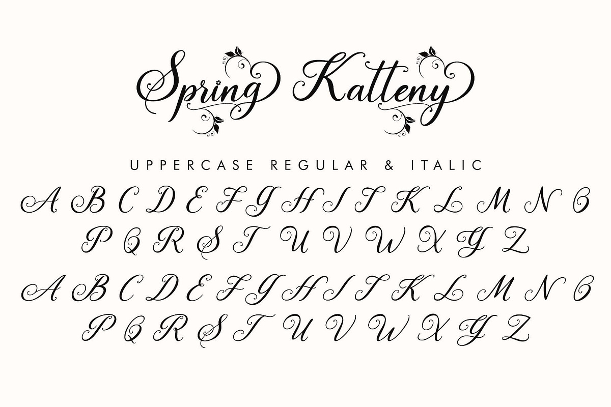 Spring Katteny, a Handwritten Font by Yoga Letter (Photo 8 of 11)