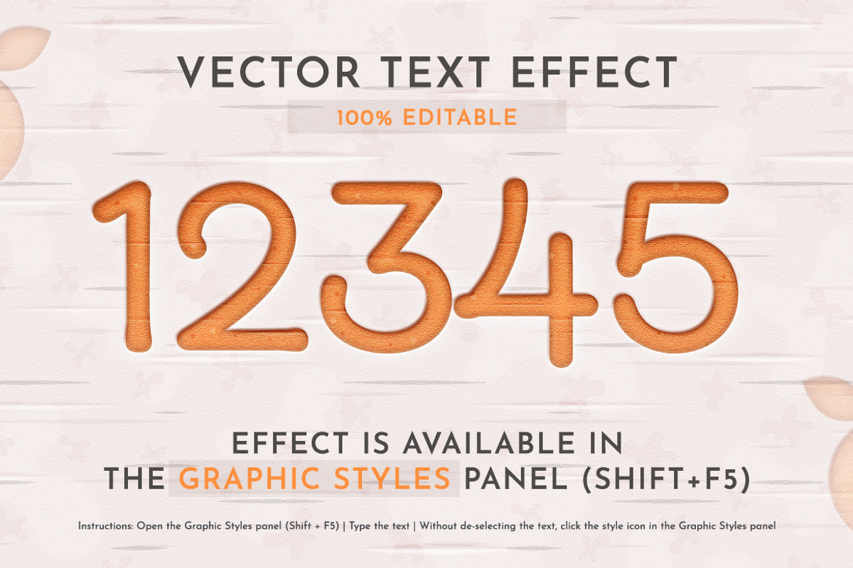 Orange Editable Text Effect, a Layer Style Add-On by rwgusev (Photo 4 of 7)