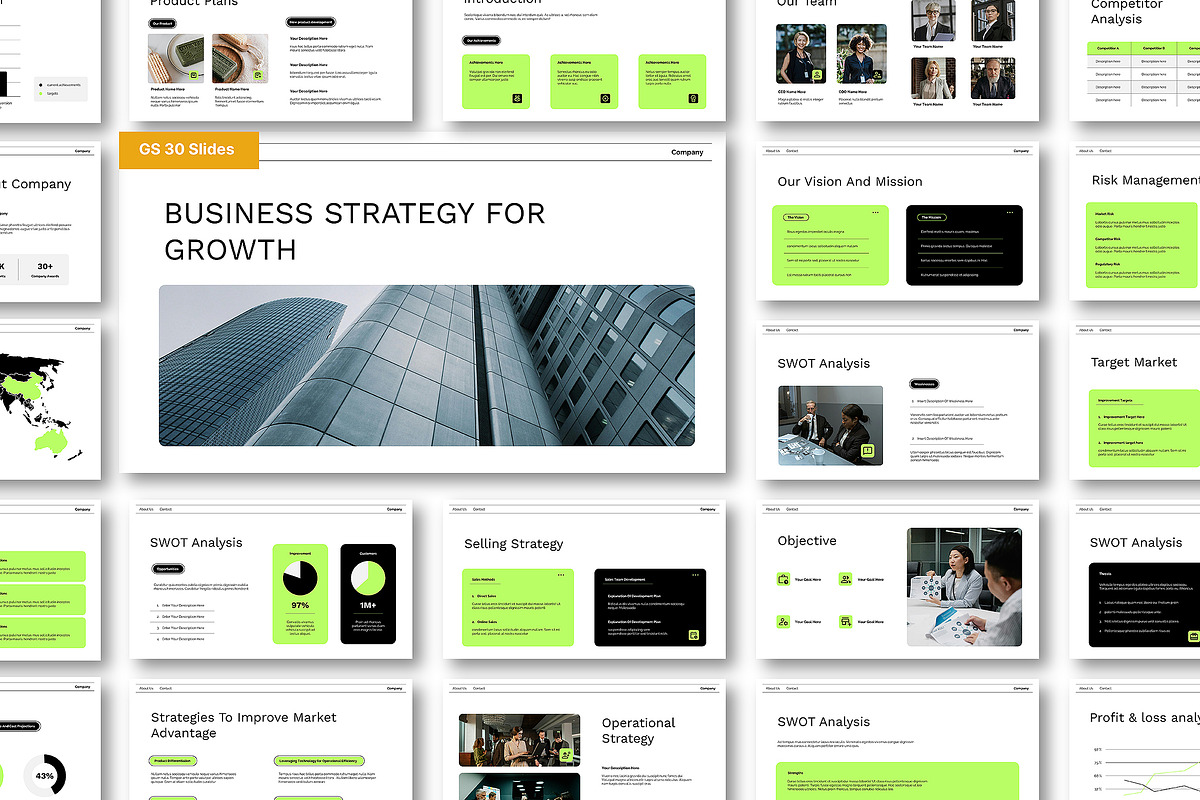 Business Strategy Google Slides, a Presentation Template by Siska Arista (Photo 1 of 5)