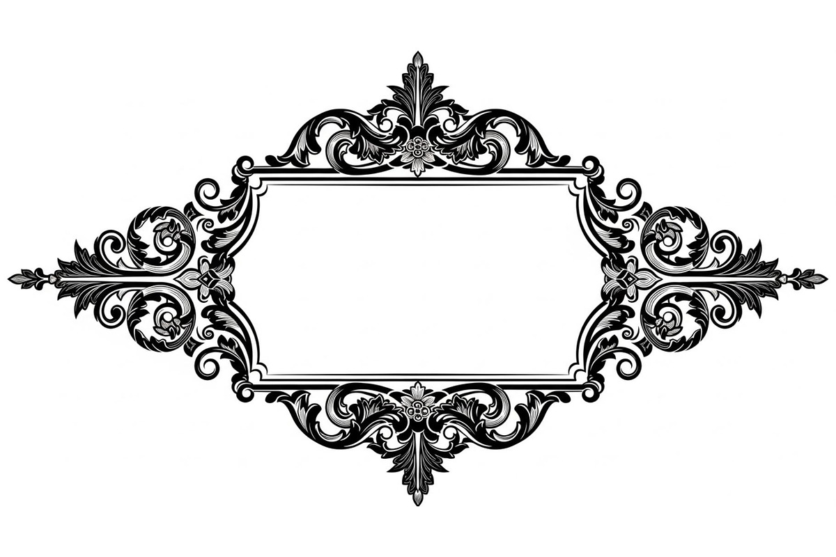 Vintage Ornamental Frame Border Bund, an Illustration by jahid234 (Photo 6 of 31)