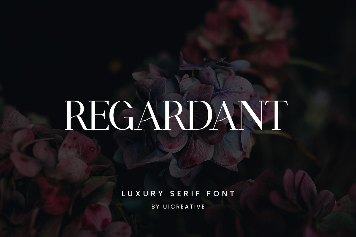 Regardant Luxury Serif Font, a Serif Font by UICreative (Photo 1 of 6)