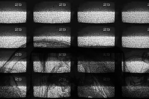 Old tv screen distortion glitch noise grain fume, a Technology Photo by Photo Drive Studio