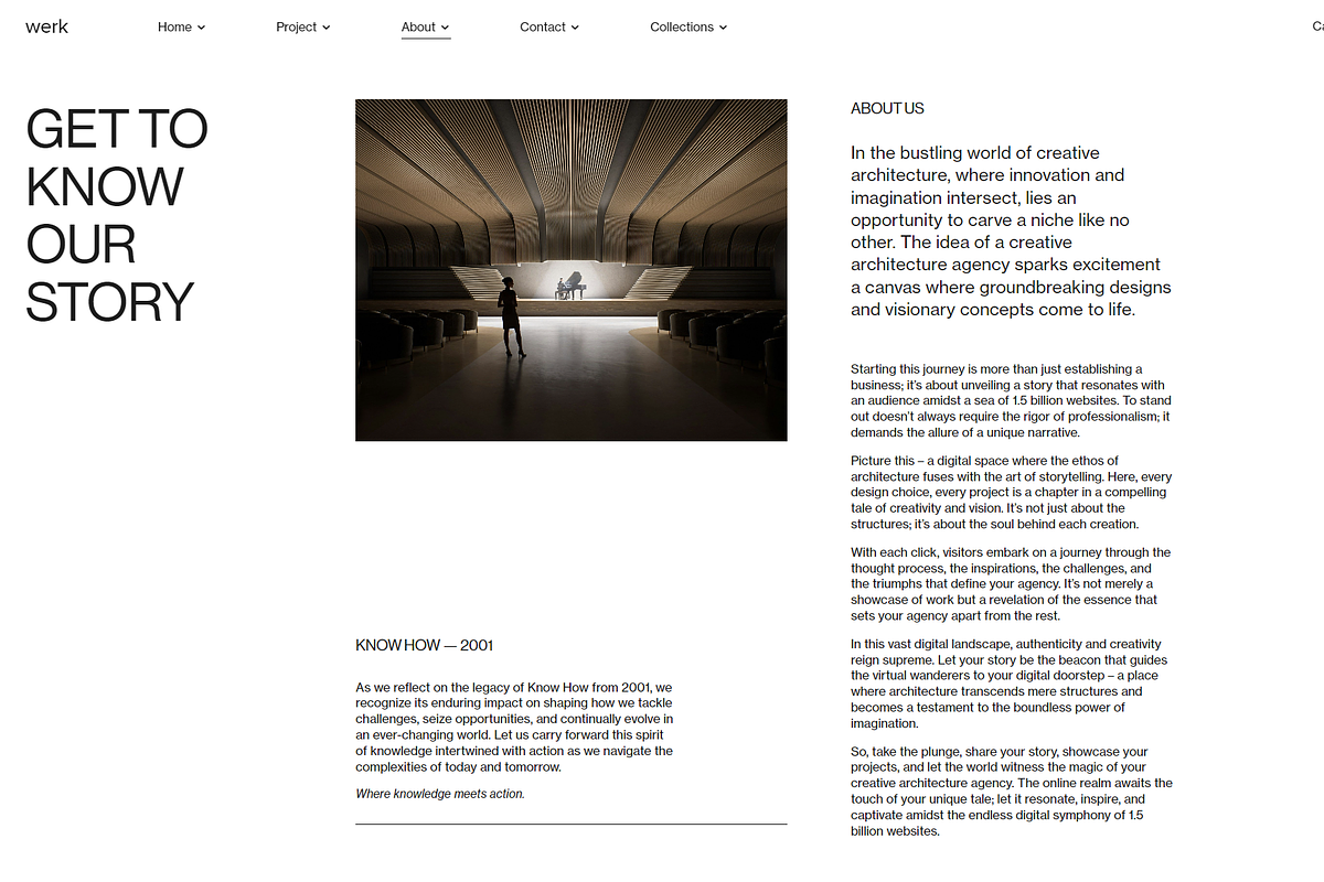 Werk Squarespace Website Template, a Squarespace Template by Goashape Studio (Photo 16 of 21)