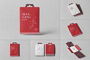 Hanging Pack Mock-up, a Packaging Mockup by BLISS DESIGN (Thumbnail 1 of 3)