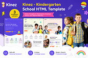 Kinez - Kindergarten School Template, a HTML Template by Helenshop (Thumbnail 1 of 4)