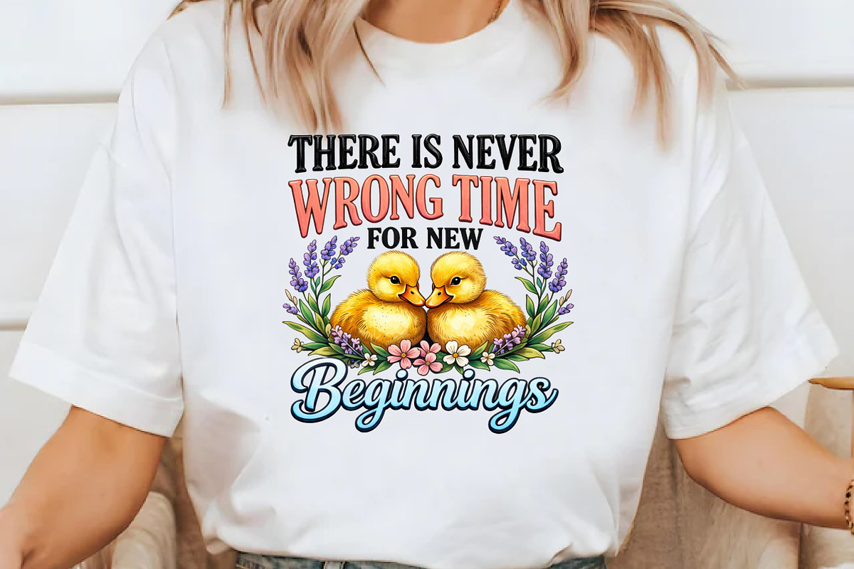 Spring Quote Duckling png, an Illustration by Designworld (Photo 2 of 5)