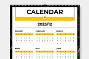 Calendar 2025 Layout, a Stationery Template by ContestDesign (Thumbnail 2 of 3)