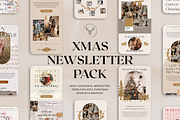 Christmas Newsletter Templates Pack, an Email Template by SilverStag Type Foundry (Thumbnail 1 of 17)
