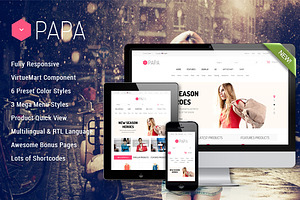 SJ Papa - Awesome eCommerce template