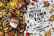 Autumn Cartoon Doodle Big Pack, a Decorative Illustration by BALABOLKA (Thumbnail 1 of 10)