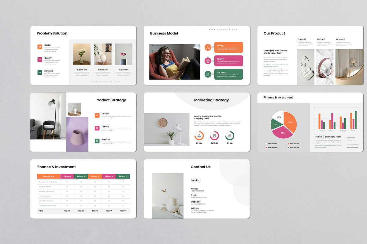 Business Plan Keynote Template, a Presentation Template by Design Vault (Photo 4 of 4)
