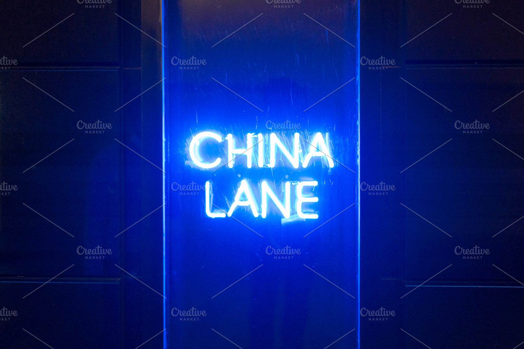 China Lane Neon Sight