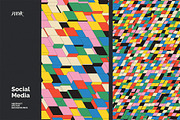 Social Media Vector Backgrounds V 01, a Background Graphic by dvtchk (Thumbnail 10 of 10)