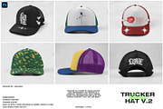Trucker Hat V.2 - Mockup, a Hat Mockup by DaldSgh (Thumbnail 1 of 12)