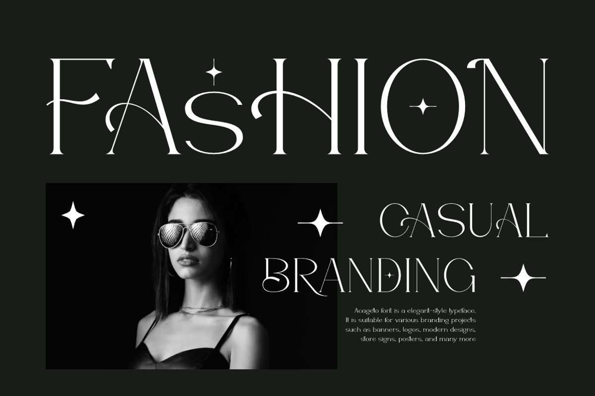Acageto - Modern Luxury Font, a Serif Font by QR Design Studio (Photo 3 of 16)
