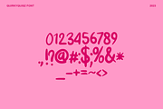 Quirkyquisz Handwriting Font, a Handwritten Font by rtf.studio (Thumbnail 5 of 5)