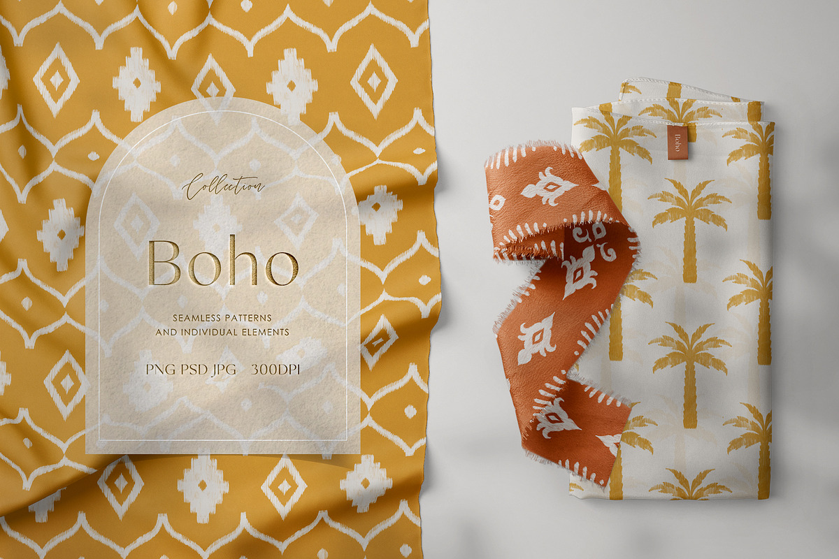 Sunny Boho - Collection of Patterns, a Pattern Graphic by PatrushevaYana (Photo 1 of 13)
