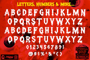Eyeball Soup - Hand Drawn Drip Font, a Handwritten Font by Remedy667 (Thumbnail 7 of 7)