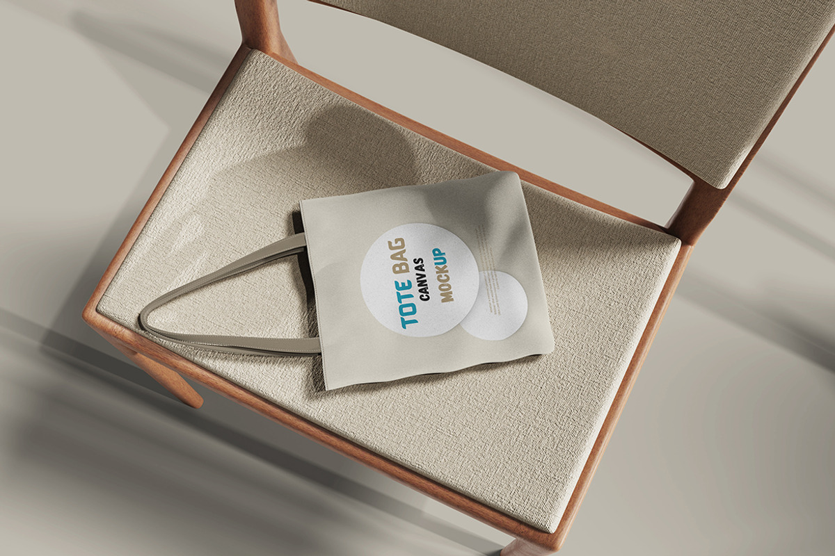 Tote Bag Canvas Mockup, an Apparel Mockup by seulangagraphic (Photo 5 of 6)