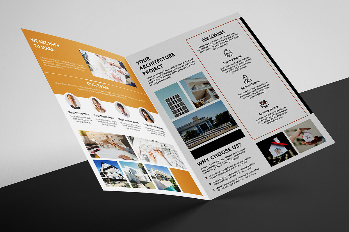 Architecture Brochure Template, a Brochure Template by Template Shop (Photo 2 of 5)
