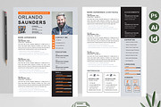 Clean Resume / InDesign CV Template, a Resume Template by Attractive Resume (Thumbnail 3 of 3)