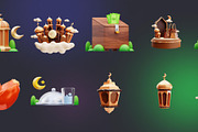 Ramadan 3D Icons, an Object 3D Model by Creative Perspective (Thumbnail 6 of 8)
