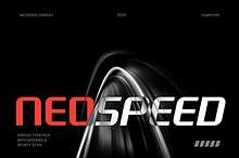 Neospeed - Futuristic Font