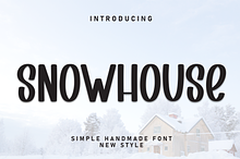 Snowhouse | Script Font