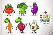 Cartoon funny vegetable., a Food Illustration by WalnutBird (Thumbnail 3 of 5)